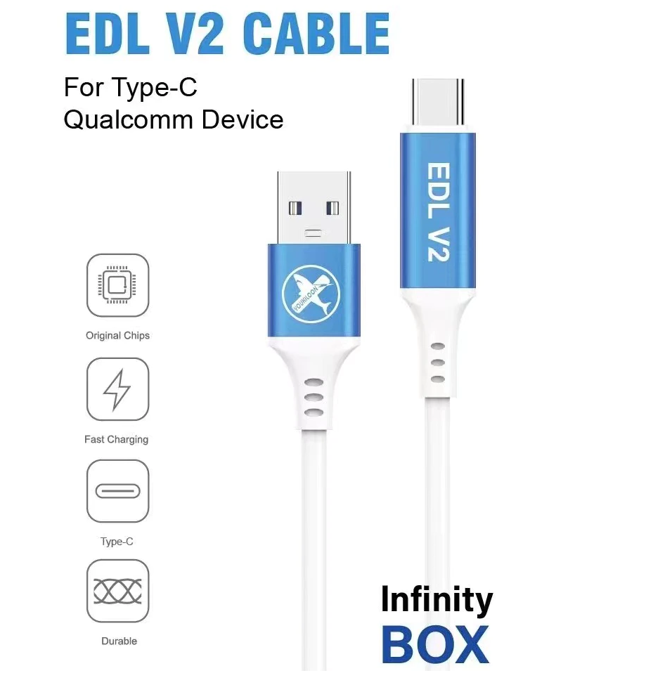 Cáp edl type-c v2 mới hỗ trợ máy điện thoại vào qualcomm 9008