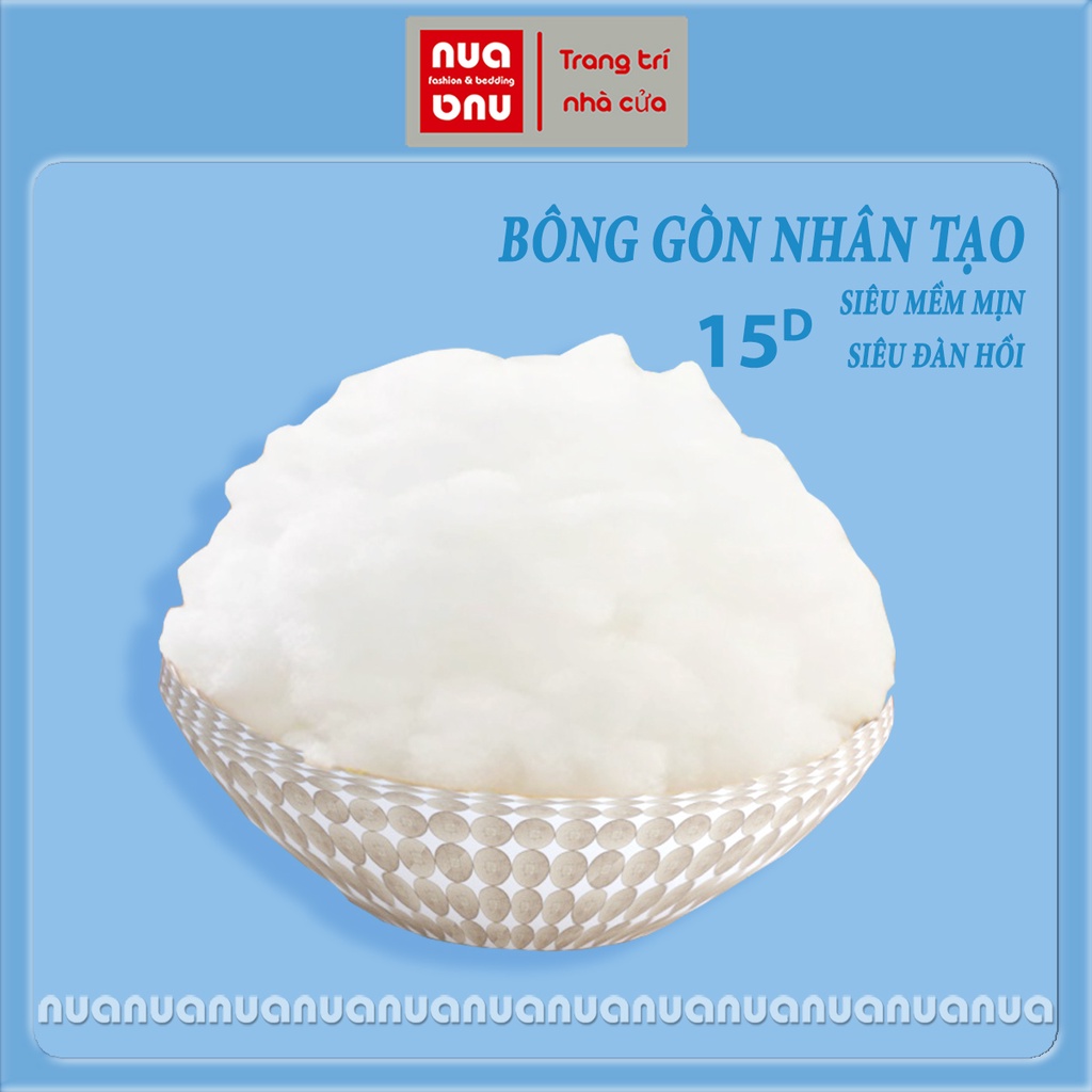Bông nhồi gối, bông gòn nhồi thú, bổ sung thêm cho ruột gối nằm gối ôm sợi nhân tạo 3 chiều 15D trang trí decor