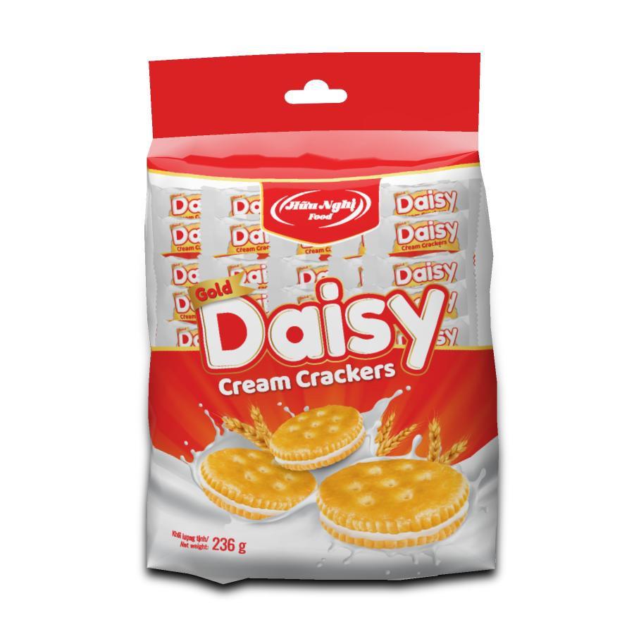 Bánh Gold Daisy kẹp kem sữa 236g