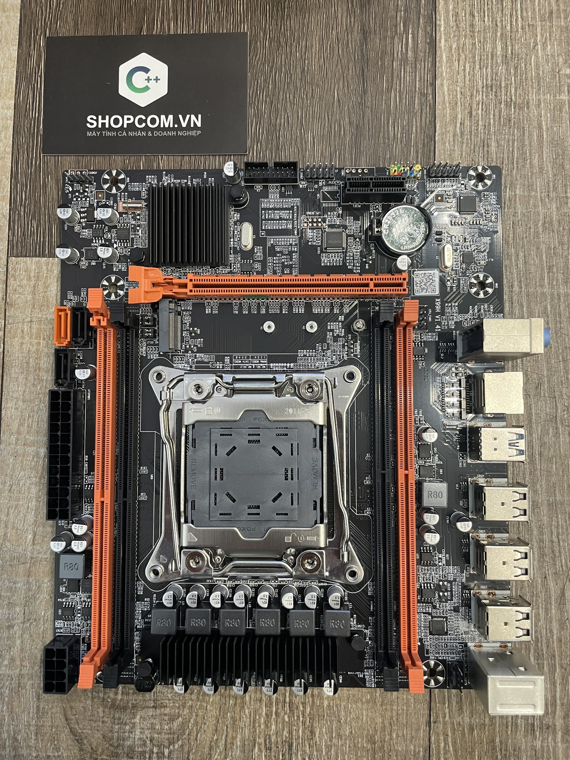 Main X99H DDR3/ DDR4 ECC REG hỗ trợ Xeon E5 v3/v4
