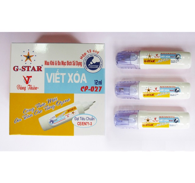 BÚT XOÁ NƯỚC CP-027 (12ml)