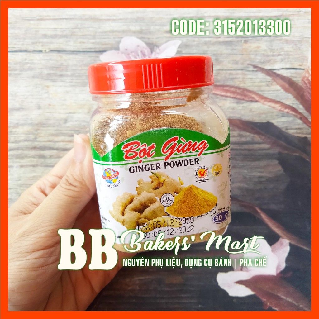 [HCM]Bột GỪNG Thiên Thành - Hủ 50gr