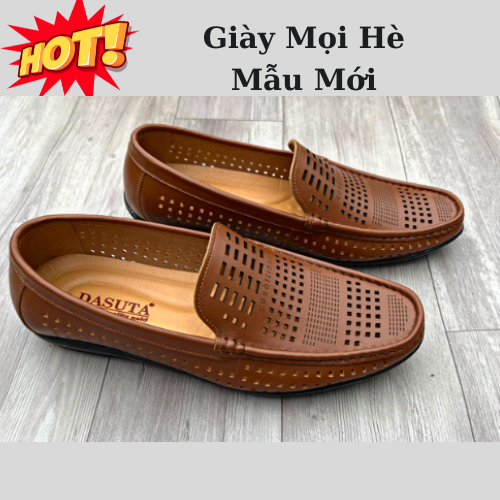 Giày rọ da bò giày hè nam thoáng khí chống hôi chân
