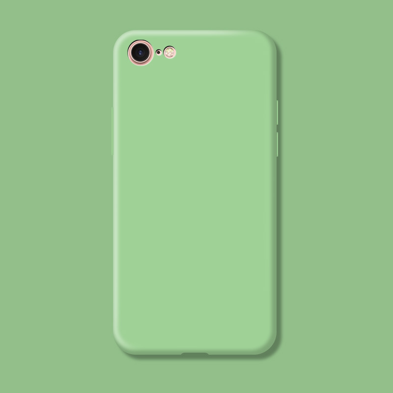 Trường hợp ban đầu cho 7 chống sốc TPU Silicone lỏng bảo vệ điện thoại Cover quay lại cho 7 7 trường hợp