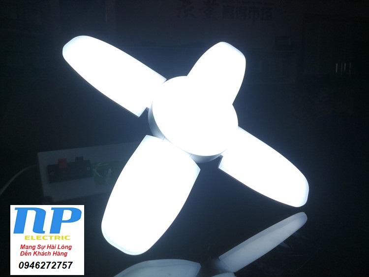 ĐÈN LED SIÊU SÁNG 60W HÌNH 4 CÁNH QUẠT - ĐUI E27