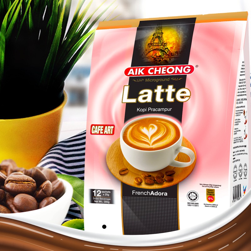 Cà phê Latte Aik Cheong Malaysia