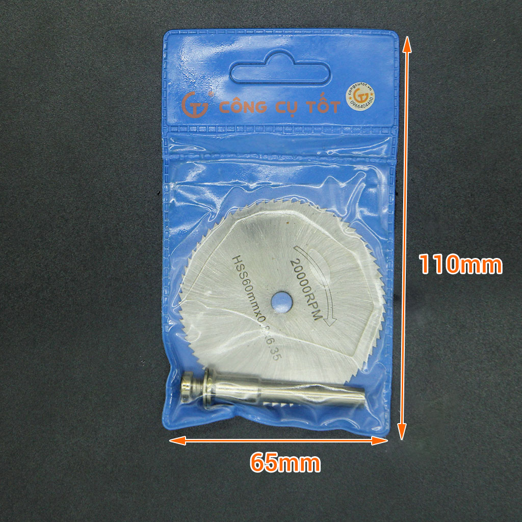 Bộ 5 lưỡi cưa mini đường kính 60mm