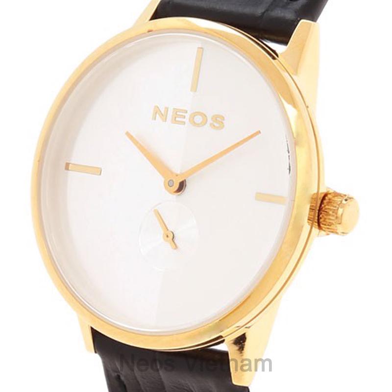 Đồng Hồ Neos N-40679L Nữ Sapphire Dây Da