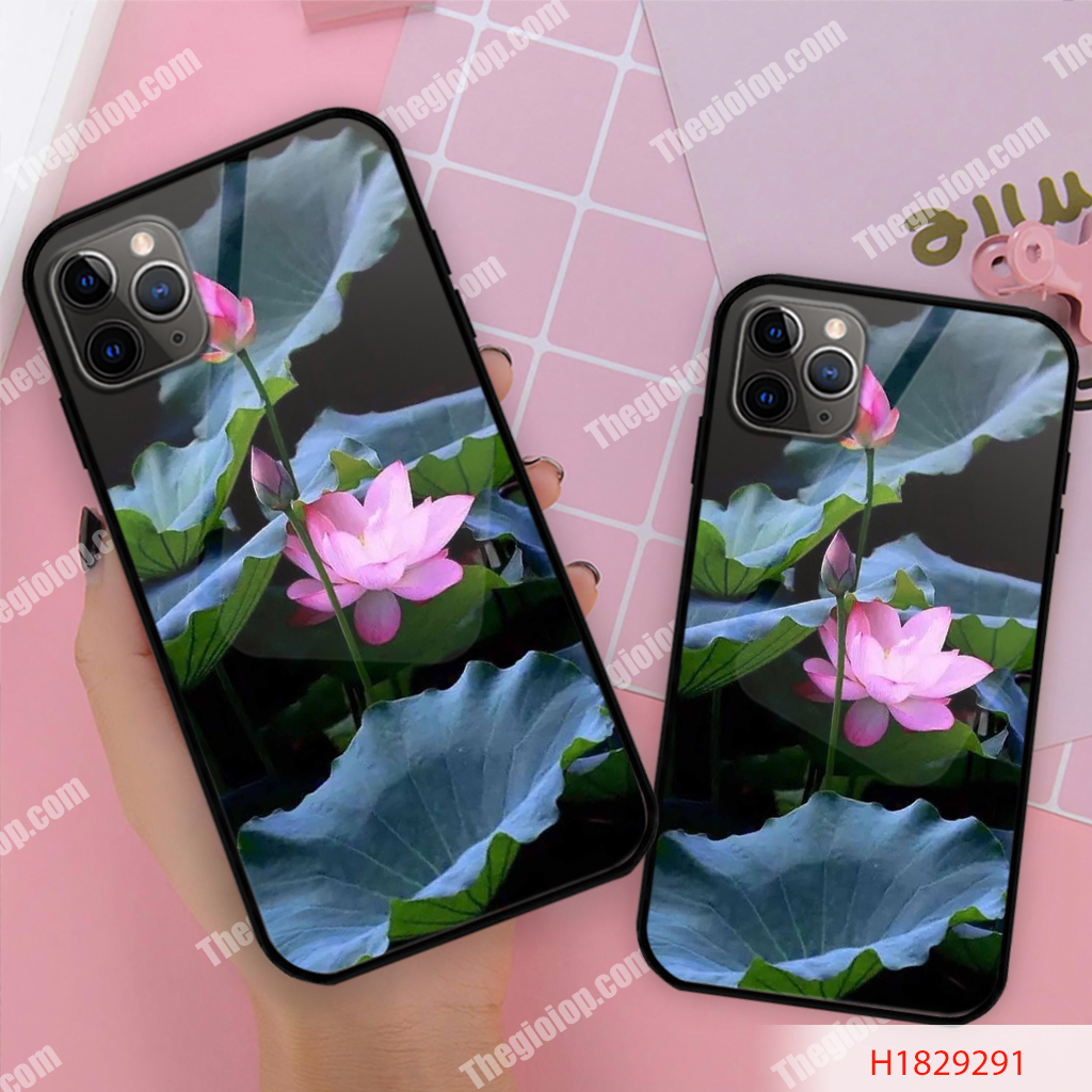 ỐP IPHONE, SAMSUNG TRÁNG GƯƠNG HÌNH HOA SEN