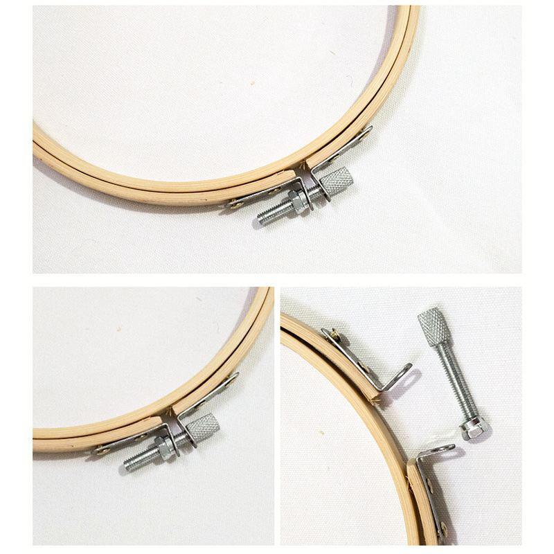 Khung thêu tre (kích thước từ 13cm, 15cm, 18cm, 20cm, 26cm, 30cm) - 01 chiếc