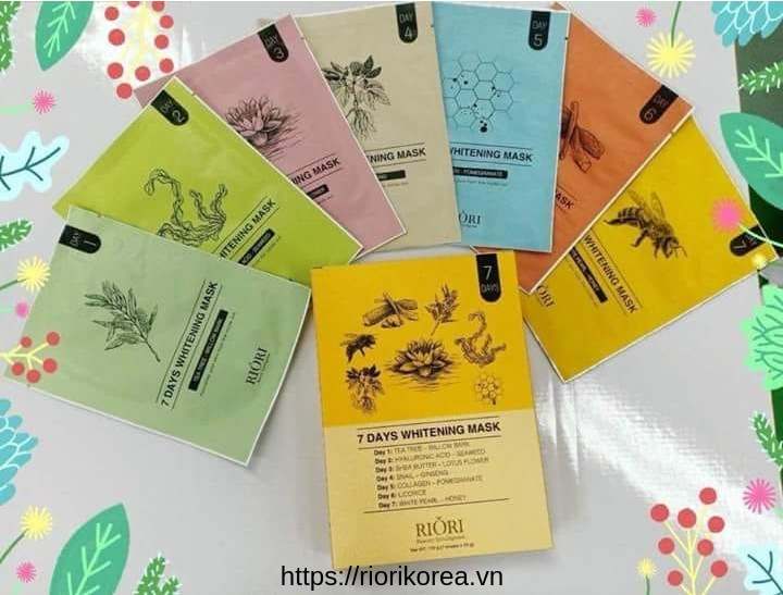 Mặt Nạ Giấy 7 Days Mask Riori