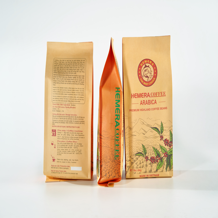 [HCM]Cà phê Arabica Hemera dạng hạt (250gram)