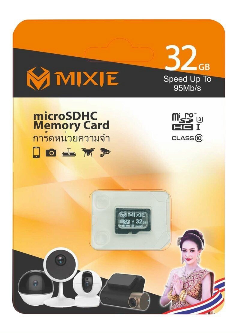 Thẻ nhớ micro sd mixie 32g/64g class 10 chuyên dụng cho camera - bảo hành 2 năm