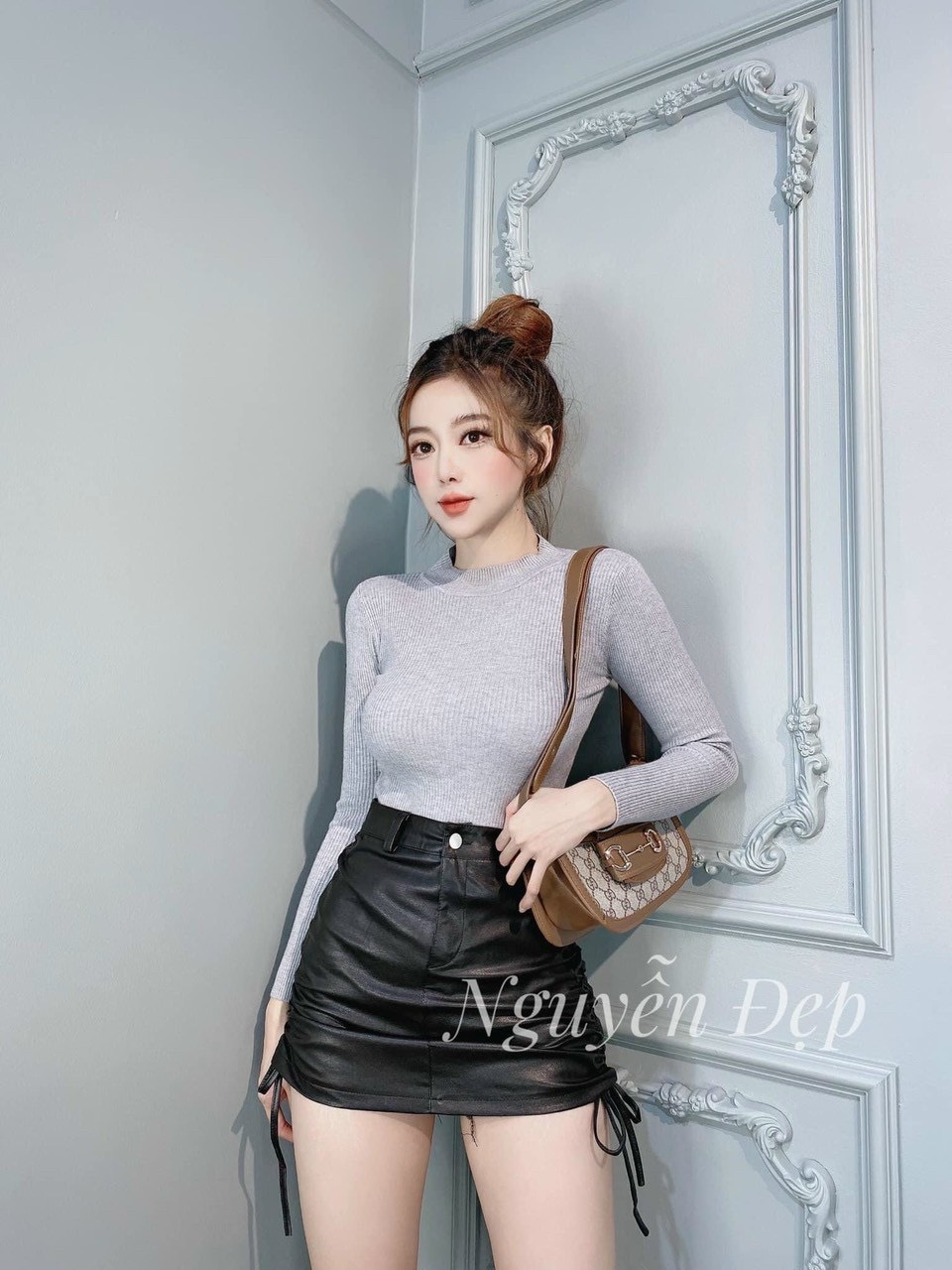 Áo len tăm cổ 3p QC