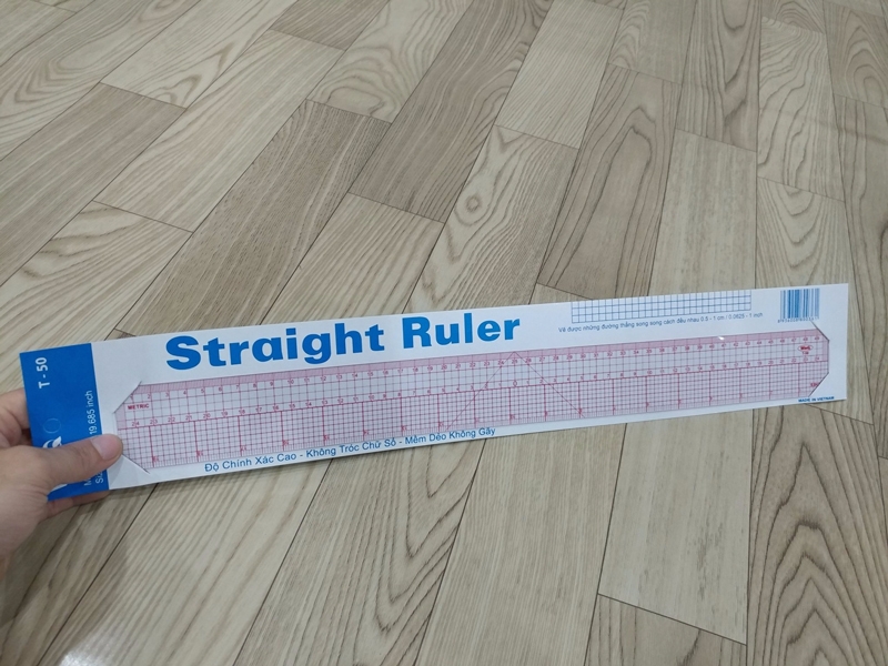 Thước thẳng 50cm WinQ T-50