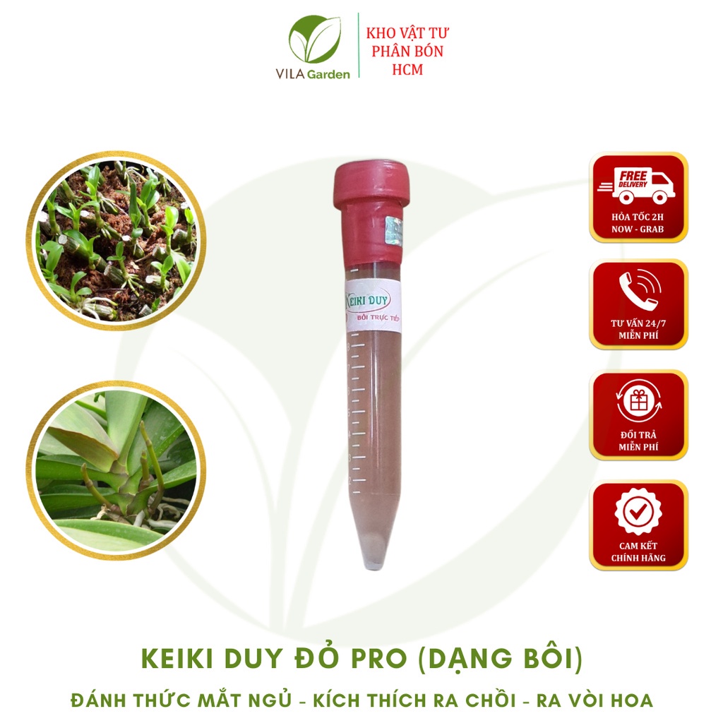 Thuốc kích mầm, chồi và kích hoa ki duy đỏ pro - dạng bôi trực tiếp