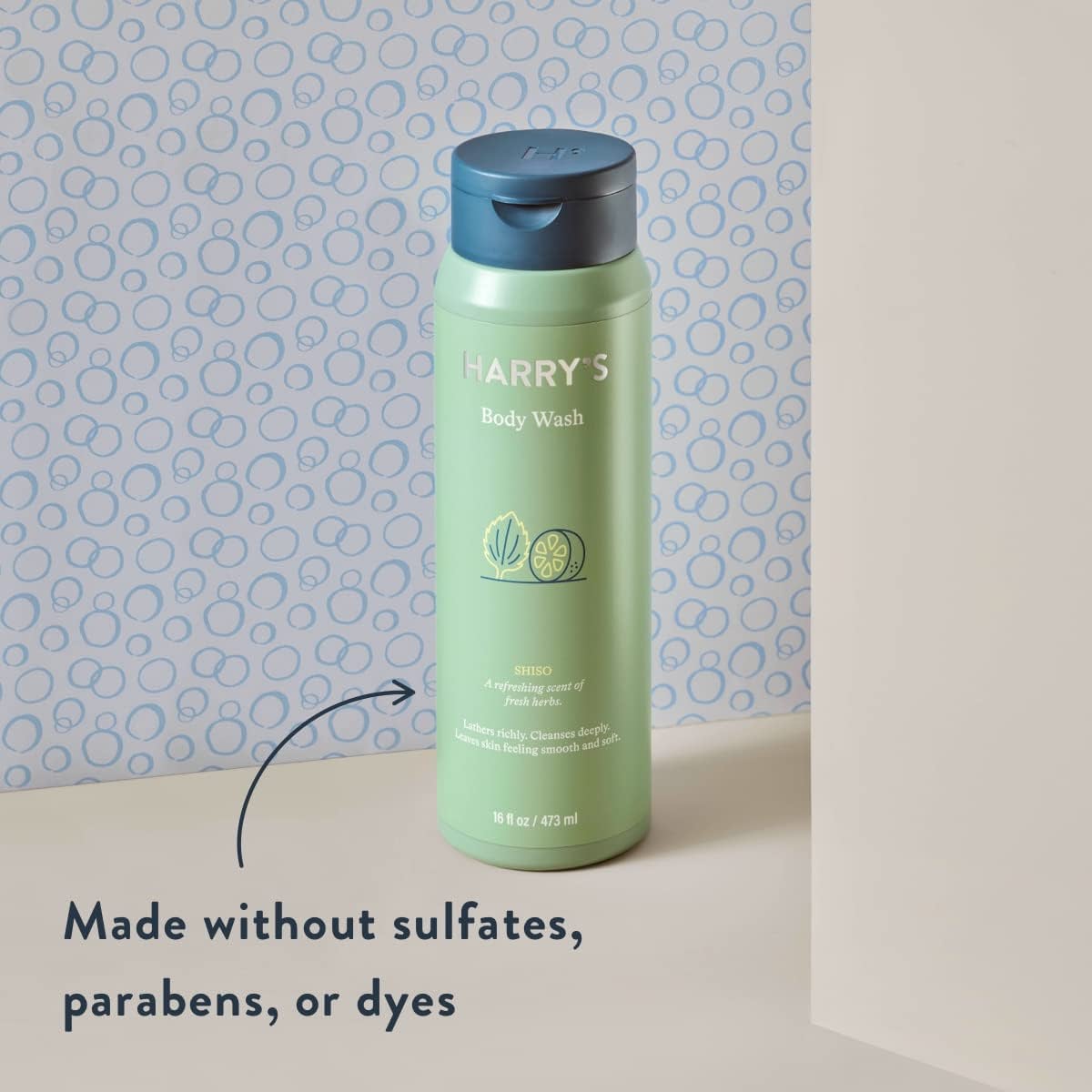 [HCM]Sữa Tắm Harry's Shiso (A Refreshing Scent Of Fresh Herbs) 473ML (Cam Kết Hàng Đúng Mô Tả)