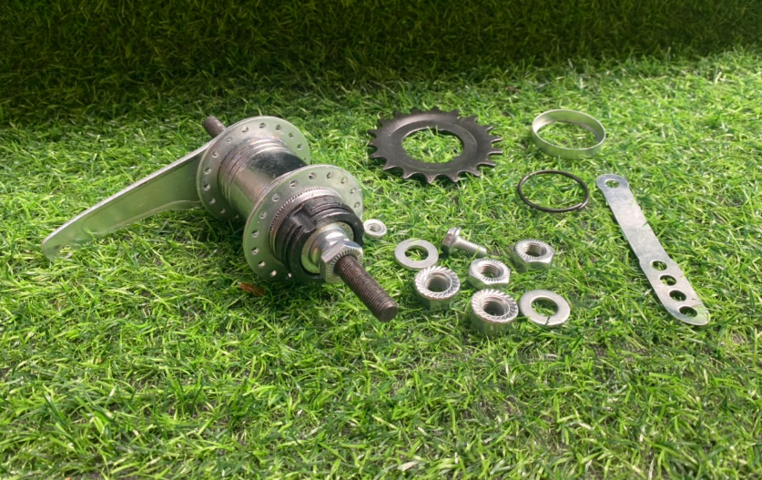 Cụm phanh chân phanh đạp ngược xe đạp Fixed Gear 36 lỗ