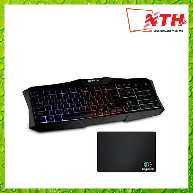Bàn phím bosston x19 led nền + lót