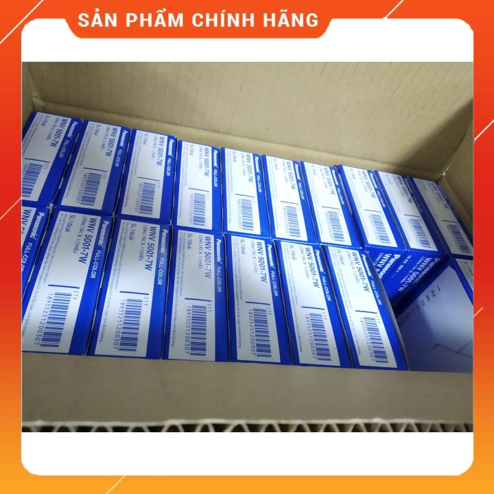Ổ cắm Panasonic WNV1081-7W(10 cái/hộp,hạt nhỏ)
