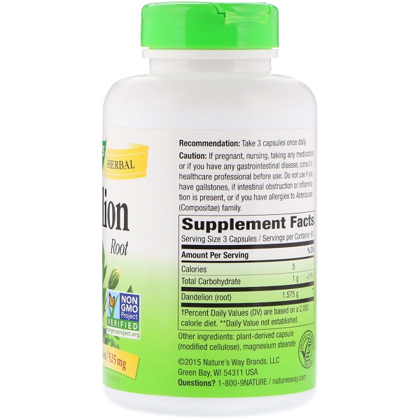 Bồ Công Anh Nature's Way Dandelion Root 180 vcaps