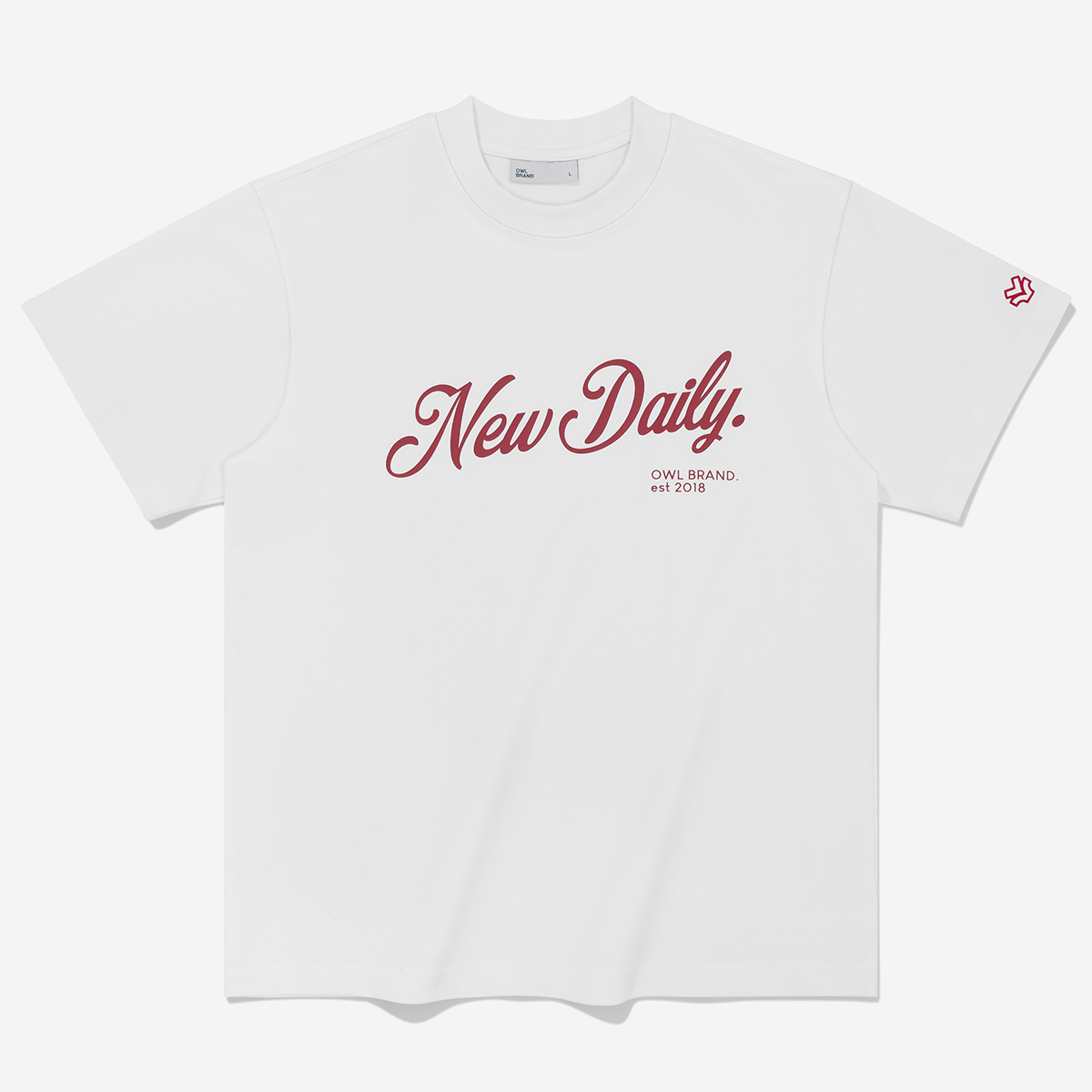 Áo thun Owlbrand Newdaily/ Trắng