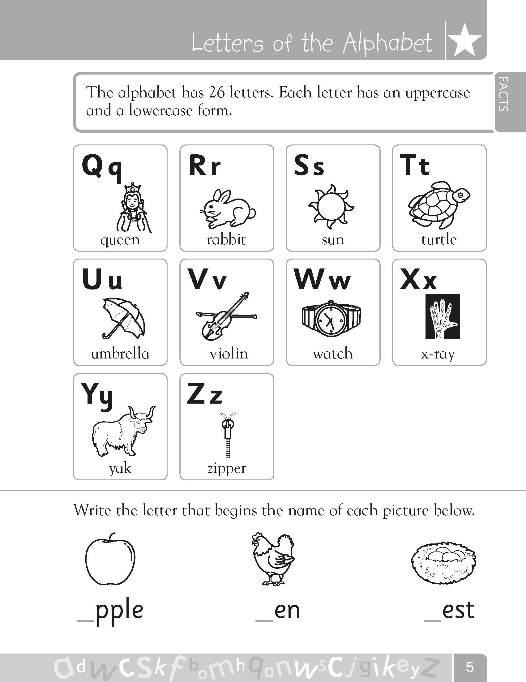 DK Workbooks Language Arts, Math and Science, Kindergarten ( sách đen trắng )