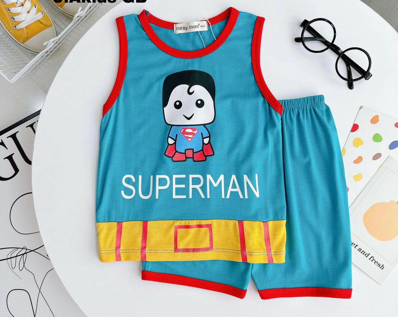 SET THUN LẠNH BA LỖ CHO BÉ TRAI (5-15KG)