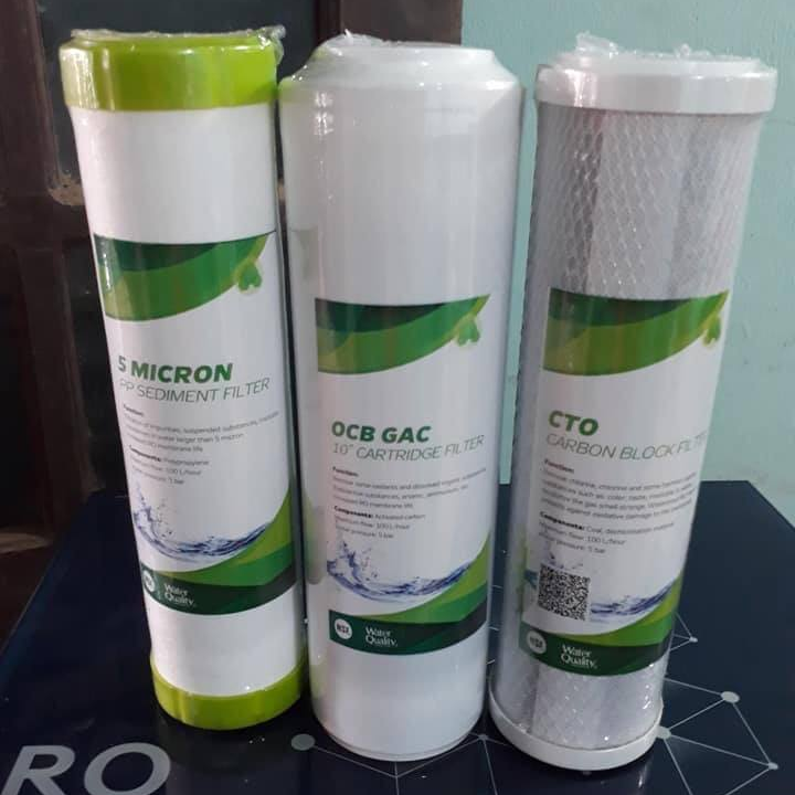 Lõi lọc nước 123 than hoạt tính(5pp,COB,CTO)