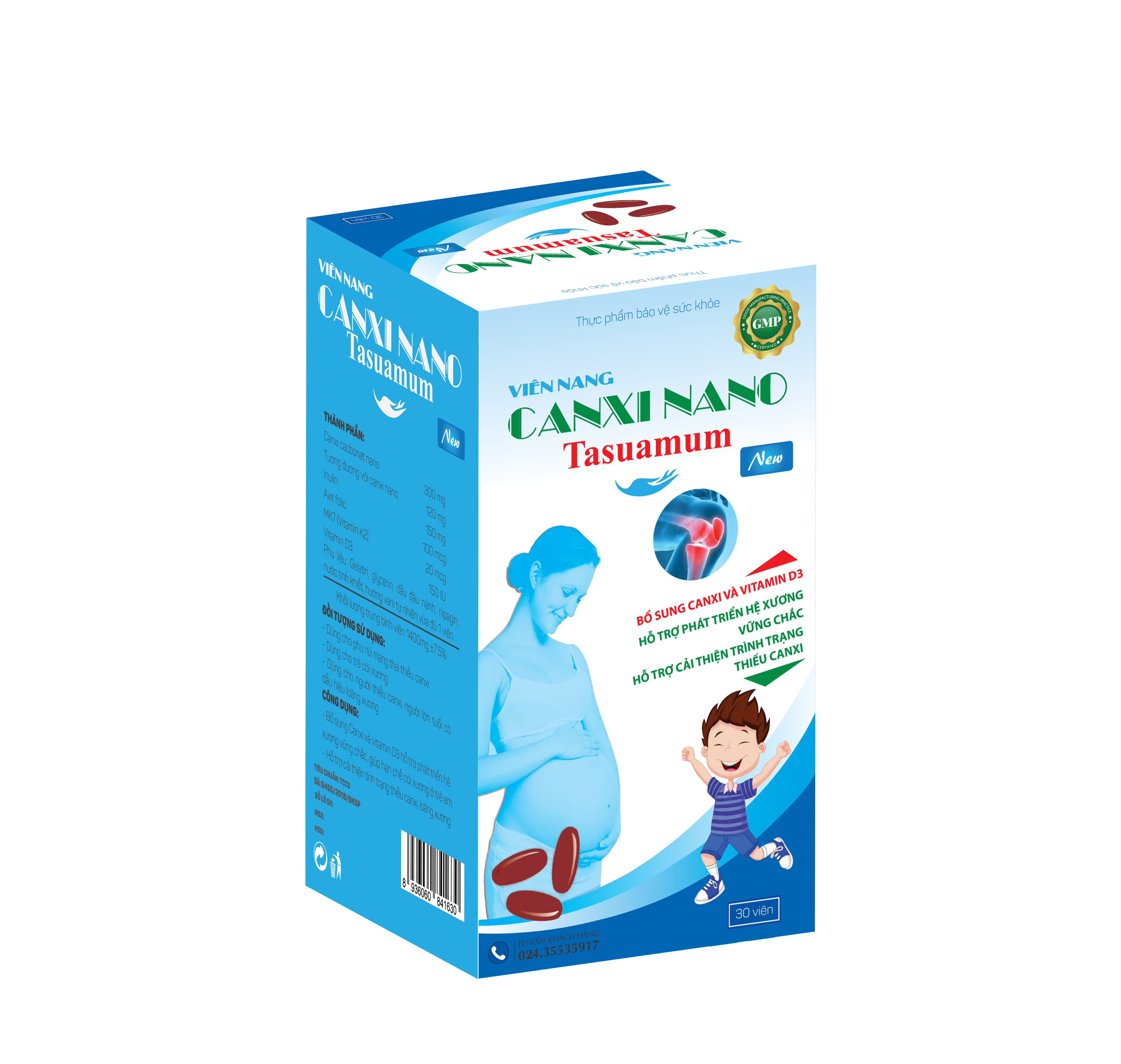 VIÊN NANG CANXI NANO TASUAMUM – NEW