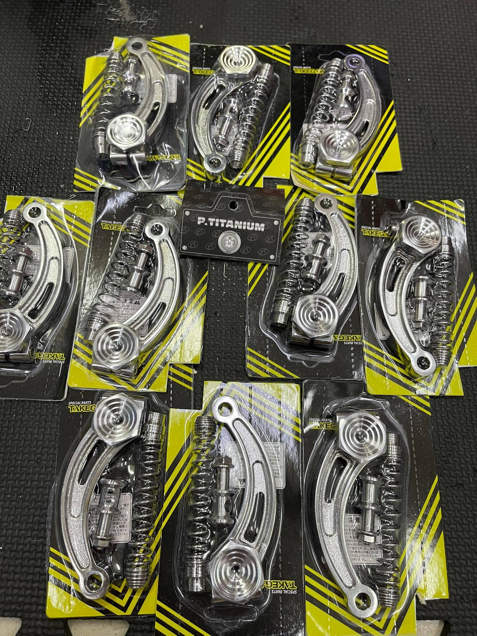 Càng thắng + Lò xo Salaya inox 304 Mẫu Thẳng Và Cong gắn xe thắng đùm trước sau Wave Vario Future