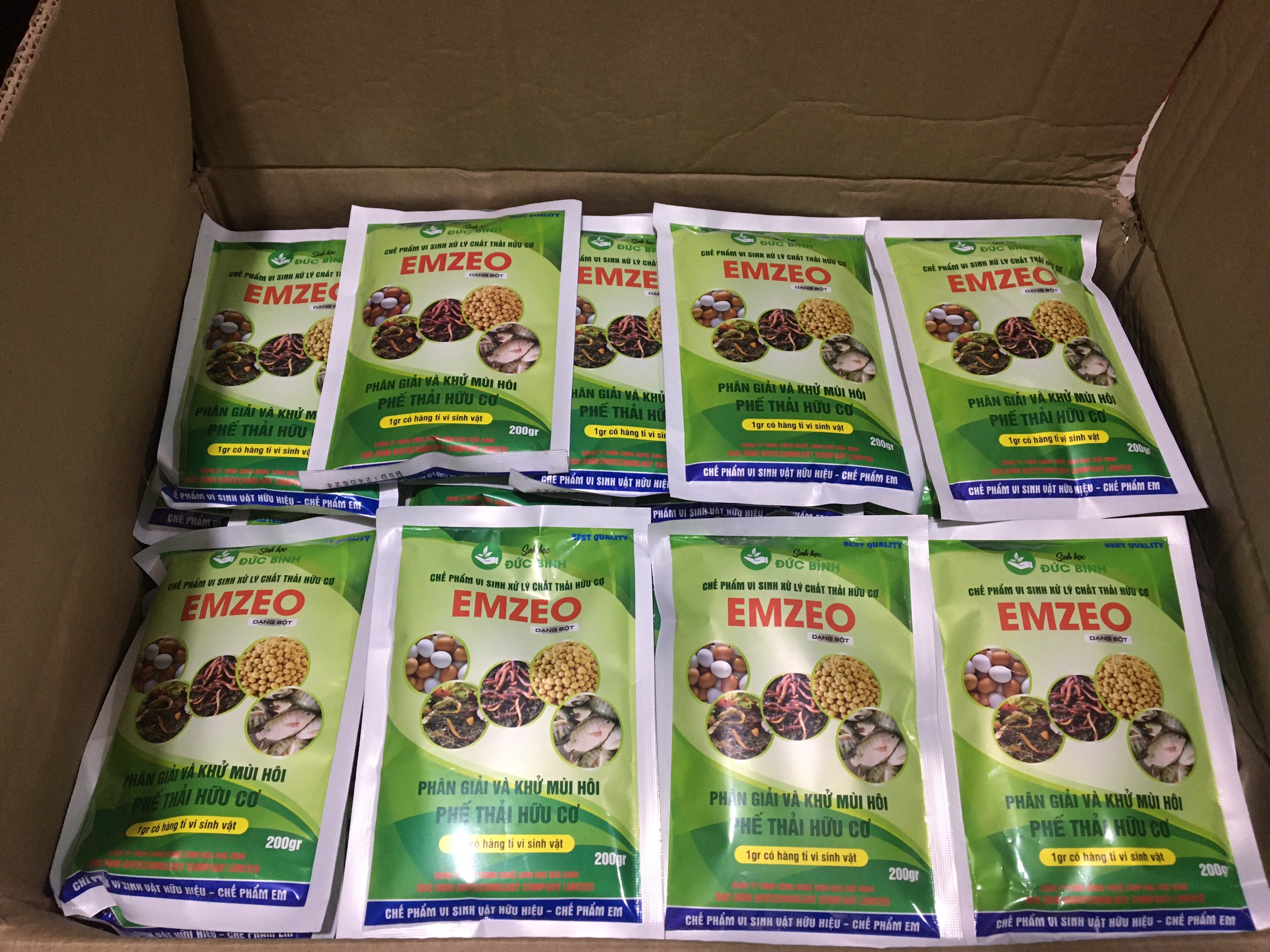 Chế Phẩm EM Gốc Dạng Bột - Chế Phẩm Emzeo