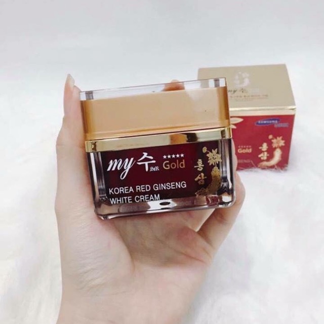 Kem sâm Hàn Quốc dưỡng trắng da My Gold White 50ml