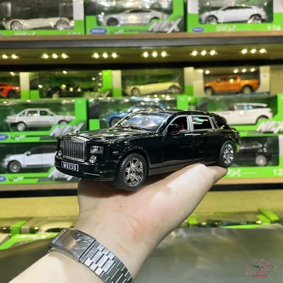Xe mô hình Rolls-Royce Phantom tỉ lệ 1:24 màu đen
