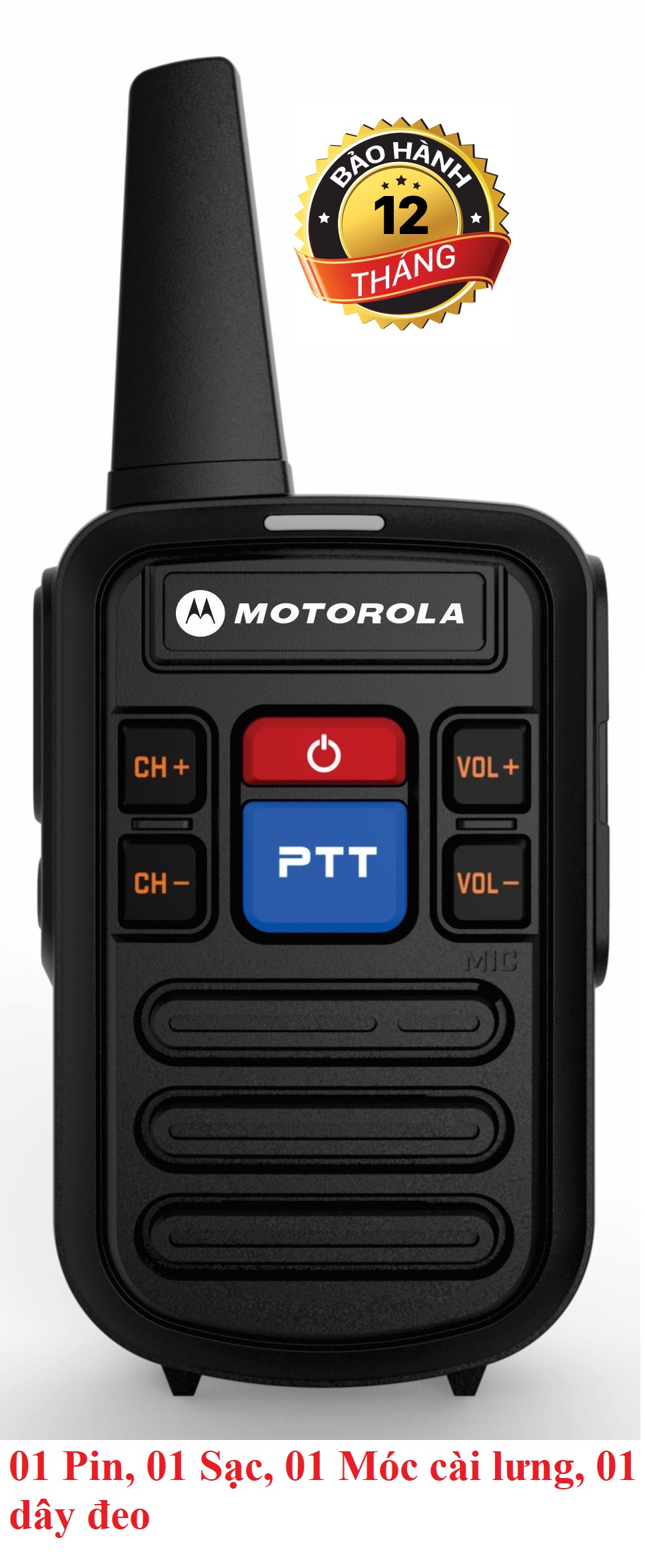 Bộ đàm siêu nhỏ chất lượng khủng Motorola GP800 (2 Phím bấm PTT)-A