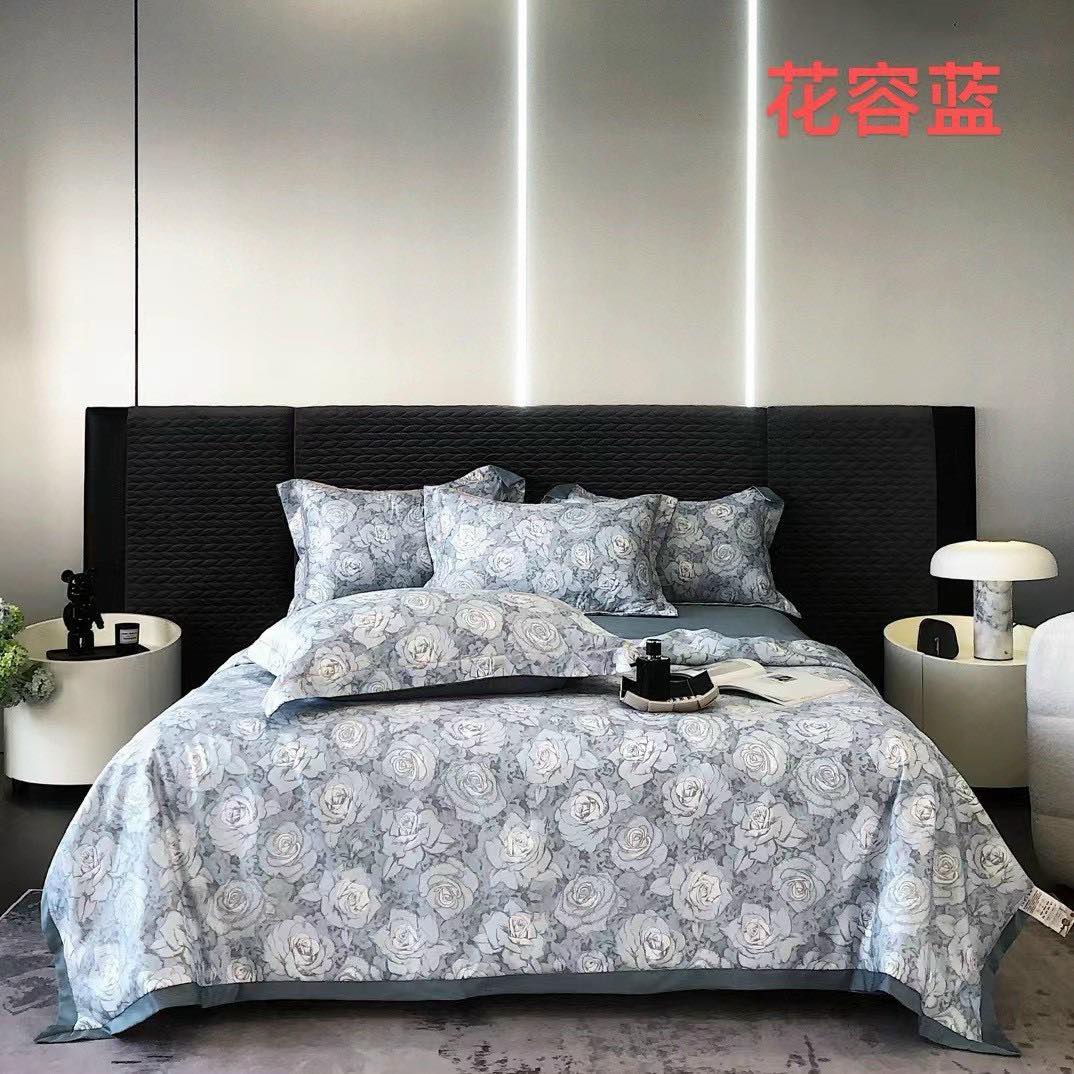 Set Chăn Ga Gối phi Lụa thái "Chăn Trần Hè" Mát Lạnh cho mùa hè "bộ 4 Món"