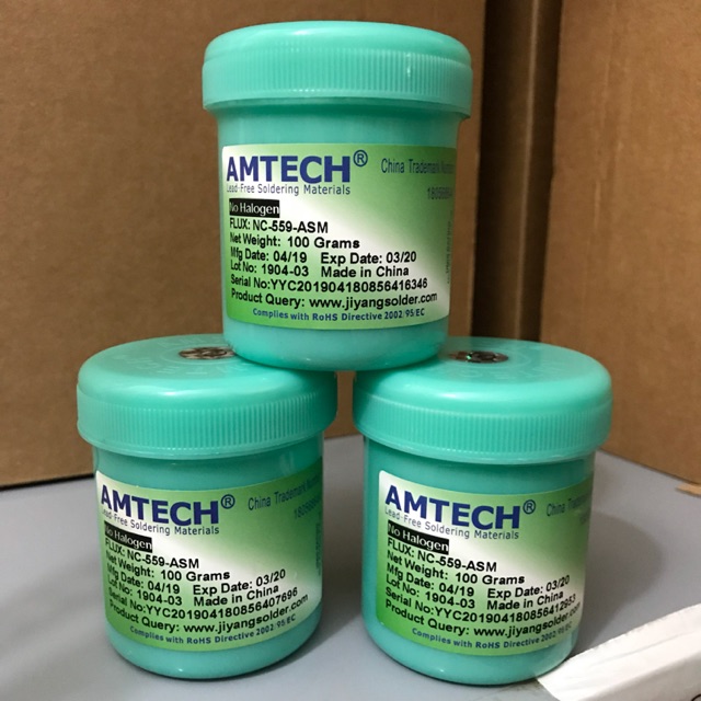 Mỡ hàn cao cấp amtech nc-559-asm no halogen
