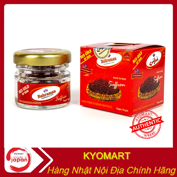 Nhụy Hoa Nghệ Tây Saffron Bahraman (1g)