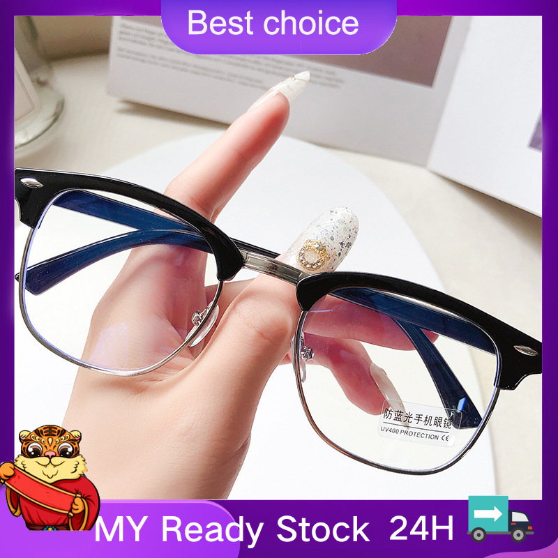 Giá bán 🔥 Còn hàng🔥2022 New Anti-Blue Light Eyeglasses Frame Women Transparent Spectacle Glasses Vintage Optical Computer Men Eye Wear Plastic