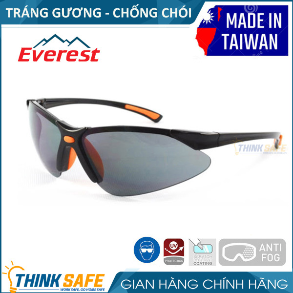 Bảng giá Kính bảo hộ Everest EV302 kính chống bụi, chống trầy xước, chống tia UV-UB, mắt kính chống đọng sương (đen) - Bảo hộ Thinksafe