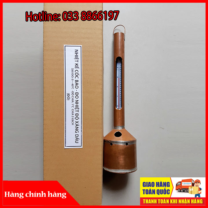 Nhiệt kế cốc đo nhiệt độ xăng dầu xịn