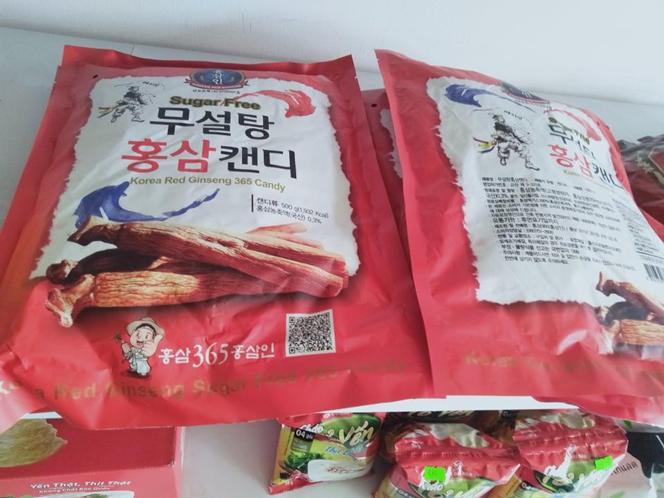 KẸO HỒNG SÂM KHÔNG ĐƯỜNG 365 HÀN QUỐC(500g)