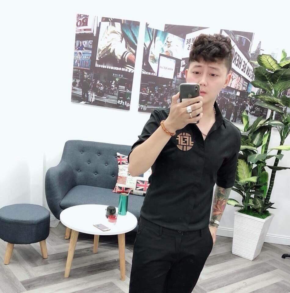 Áo sơ mi nam phối phối tay siêu đẹp