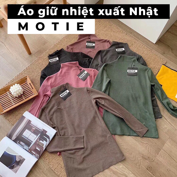 Áo Cổ Lọ Giữ nhiệt xuất nhật Motie