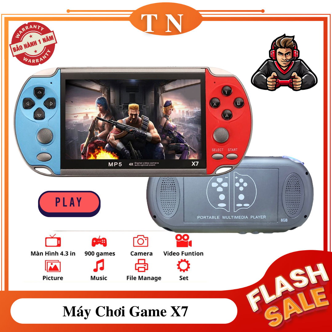 Máy chơi game cầm tay M8 Plus, Hỗ trợ chơi game 2 người, 500 game siêu hot,  Màn hình tinh xảo sắc nét, game nhập vai, game chiến thuật, game trí tuệ