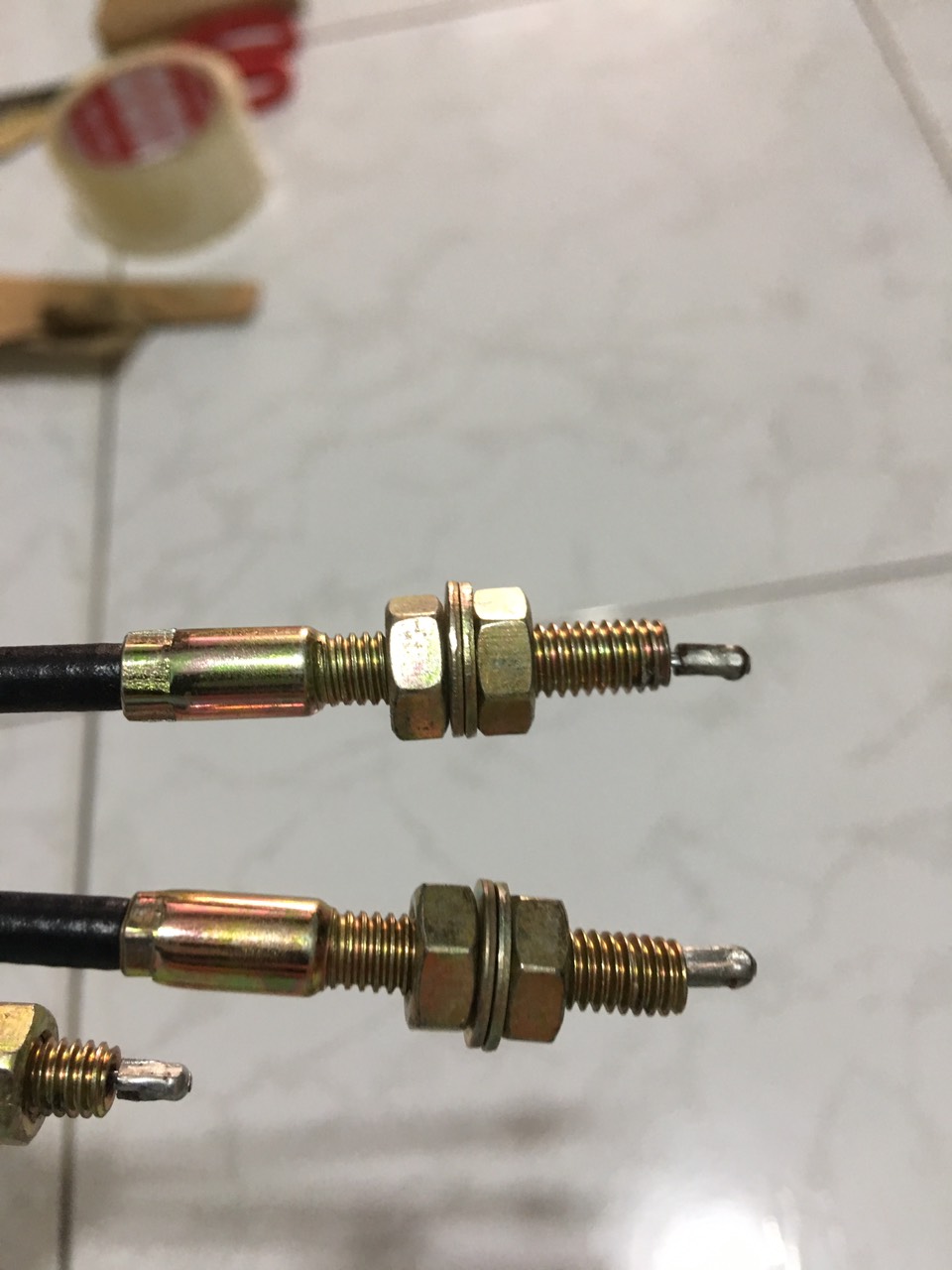 [35CM) Dây ga máy xịt động cơ 2 thì và 4 thì ( 767/768)( GX25/GX35) (3 DÂY)