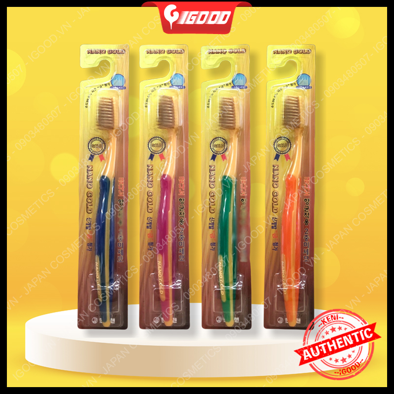 Bàn chải đánh răng Nano Gold Hàn Quốc