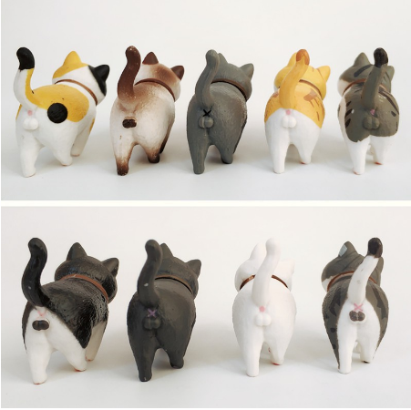 Bộ 9 mô hình mèo Munchkin thế hệ I,II