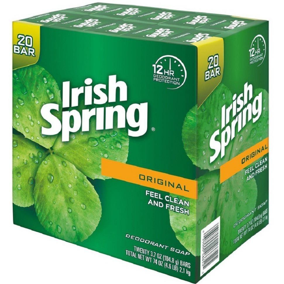 1 Xà bông cục diệt khuẩn IRISH SPRING được ưa chuộng tại Mỹ.