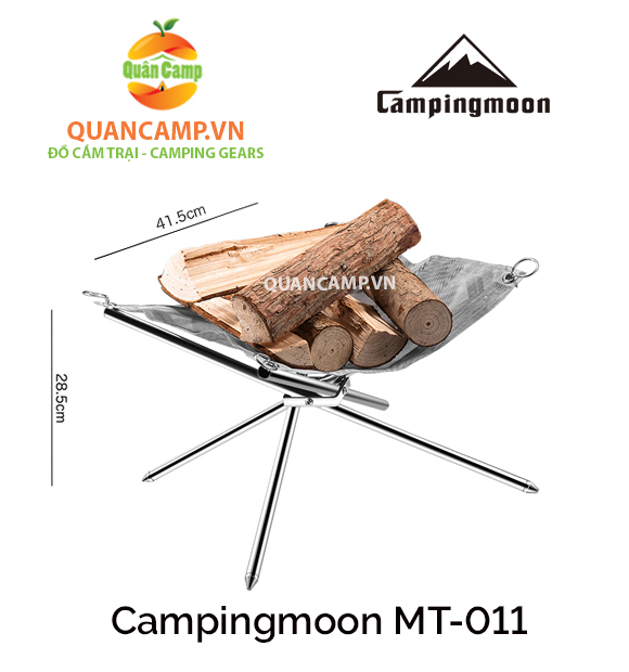 Giá đốt củi cắm trại dã ngoại Campingmoon MT-011